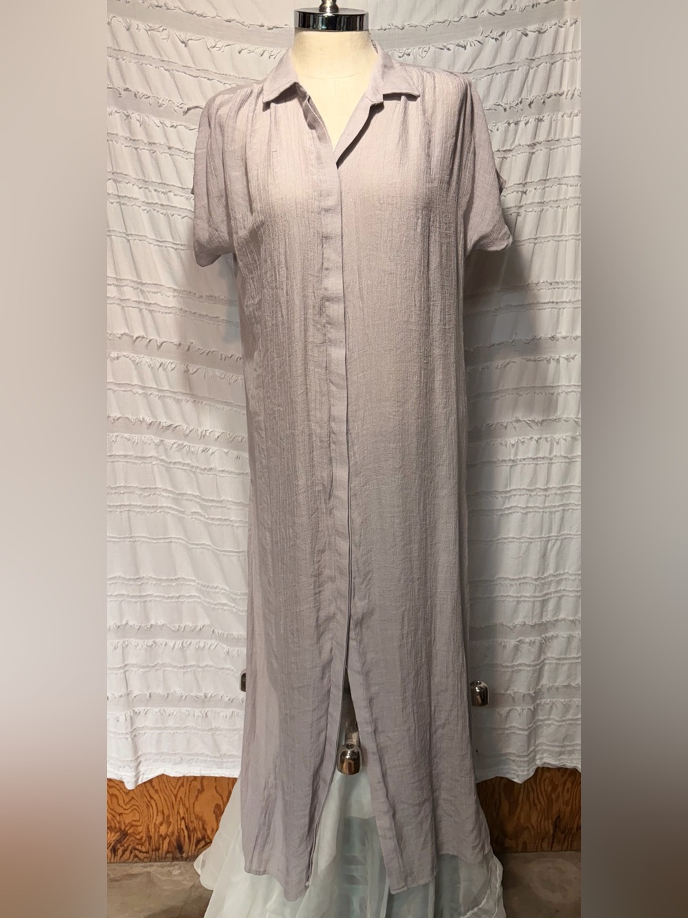 Silence Noise maxi shirt dress, Urban Outfitters